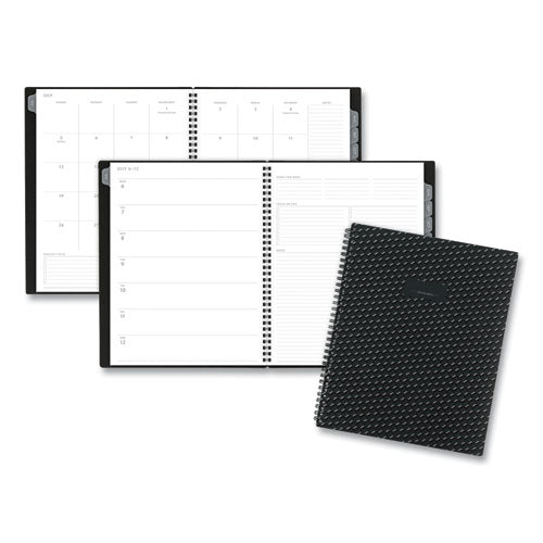 Elevation Academic Weekly/monthly Planner, 11 X 8.5, Black Cover, 12-month (july To June): 2023 To 2024