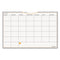 Wallmates Self-adhesive Dry Erase Monthly Planning Surfaces, 18 X 12, White/gray/orange Sheets, Undated