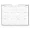 Wallmates Self-adhesive Dry Erase Yearly Planning Surfaces, 24 X 18, White/gray/orange Sheets, 12-month (jan To Dec): 2024