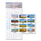Scenic Three-month Wall Calendar, Scenic Landscape Photography, 12 X 27, White Sheets, 14-month (dec To Jan): 2023 To 2025