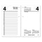 Desk Calendar Refill, 3.5 X 6, White Sheets, 12-month (jan To Dec): 2024