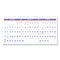 Deluxe Three-month Reference Wall Calendar, Horizontal Orientation, 24 X 12, White Sheets, 15-month (dec-feb): 2023 To 2025