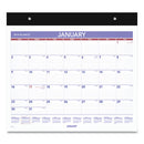 Repositionable Wall Calendar, 15 X 12, White/blue/red Sheets, 12-month (jan To Dec): 2024