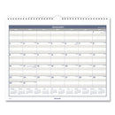 Multi Schedule Wall Calendar, 15 X 12, White/gray Sheets, 12-month (jan To Dec): 2024