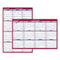 Erasable Vertical/horizontal Wall Planner, 24 X 36, White/blue/red Sheets, 12-month (jan To Dec): 2024