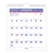 Mini Monthly Wall Calendar With Fold-out Easel, 7 X 8, White Sheets, 12-month (jan To Dec): 2024