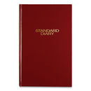 Standard Diary Daily Diary, 2024 Edition, Wide/legal Rule, Red Cover, (200) 12 X 7.75 Sheets