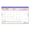 Watercolors Monthly Desk Pad Calendar, Watercolor Artwork, 17.75 X 11, White Sheets, Purple Binding, 12-month (jan-dec): 2024