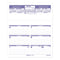 Flip-a-week Desk Calendar Refill, 7 X 6, White Sheets, 12-month (jan To Dec): 2024
