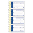 Write 'n Stick Phone Message Book, Two-part Carbonless, 4.75 X 2.75, 4 Forms/sheet, 200 Forms Total