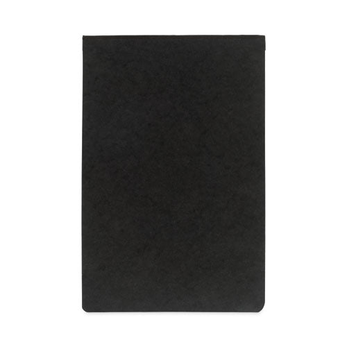 Pressboard Report Cover With Tyvek Reinforced Hinge, Two-piece Prong Fastener, 3" Capacity, 11 X 17,  Black/black