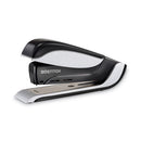 Spring-powered Premium Desktop Stapler, 25-sheet Capacity, Black/silver