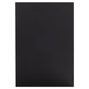 Foam Board, Cfc-free Polystyrene, 20 X 30, Black Surface And Core, 10/carton