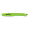 Safety Ceramic Blade Box Cutter, 0.5" Blade, 6.15" Plastic Handle, Green