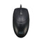 Three-button Desktop Optical Scroll Usb Mouse, Usb 2.0, Left/right Hand Use, Black