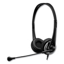 Xtream P2 Binaural Over The Head Headset With Microphone, Black