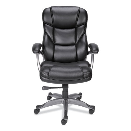 Alera Birns Series High-back Task Chair, Supports Up To 250 Lb, 18.11" To 22.05" Seat Height, Black Seat/back, Chrome Base