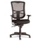 Alera Elusion Series Mesh High-back Multifunction Chair, Supports Up To 275 Lb, 17.2" To 20.6" Seat Height, Black