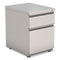 File Pedestal With Full-length Pull, Left Or Right, 2-drawers: Box/file, Legal/letter, Light Gray, 14.96" X 19.29" X 21.65"