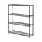 All-purpose Wire Shelving Starter Kit, Four-shelf, 60w X 18d X 72h, Black Anthracite Plus