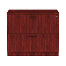 Alera Valencia Series Lateral File, 2 Legal/letter-size File Drawers, Mahogany, 34" X 22.75" X 29.5"