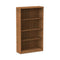 Alera Valencia Series Bookcase, Four-shelf, 31.75w X 14d X 54.88h, Modern Walnut