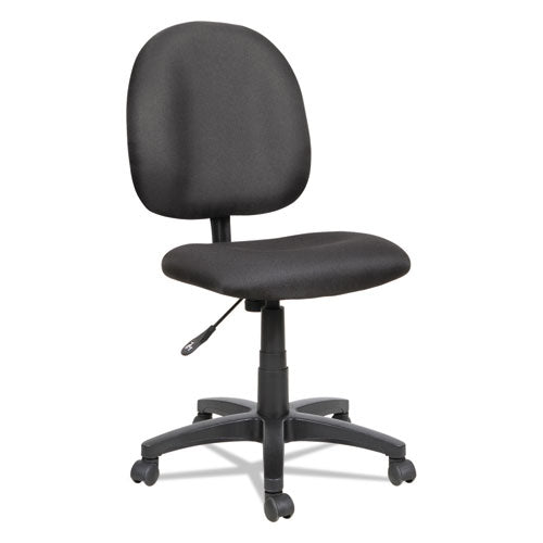 Alera Essentia Series Swivel Task Chair, Supports Up To 275 Lb, 17.71" To 22.44" Seat Height, Black