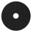 Stripping Pads, 20" Diameter, Black, 5/carton