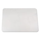 Krystalview Desk Pad With Antimicrobial Protection, Glossy Finish, 24 X 19, Clear