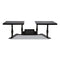 Metal Art Ergotwin Dual Monitor Stand, 25.6 To 33.1 X 12.6 X 6.2 To 8.6, Black, Supports 20 Lb/shelf