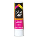 Permanent Glue Stic, 0.26 Oz, Applies White, Dries Clear