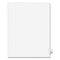 Preprinted Legal Exhibit Side Tab Index Dividers, Avery Style, 10-tab, 24, 11 X 8.5, White, 25/pack, (1024)