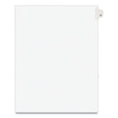 Preprinted Legal Exhibit Side Tab Index Dividers, Avery Style, 10-tab, 51, 11 X 8.5, White, 25/pack, (1051)