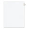 Preprinted Legal Exhibit Side Tab Index Dividers, Avery Style, 10-tab, 52, 11 X 8.5, White, 25/pack, (1052)