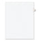 Preprinted Legal Exhibit Side Tab Index Dividers, Avery Style, 10-tab, 55, 11 X 8.5, White, 25/pack, (1055)