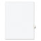 Preprinted Legal Exhibit Side Tab Index Dividers, Avery Style, 10-tab, 68, 11 X 8.5, White, 25/pack, (1068)