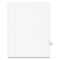 Preprinted Legal Exhibit Side Tab Index Dividers, Avery Style, 10-tab, 70, 11 X 8.5, White, 25/pack, (1070)