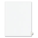 Preprinted Legal Exhibit Side Tab Index Dividers, Avery Style, 10-tab, 75, 11 X 8.5, White, 25/pack, (1075)