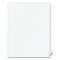 Preprinted Legal Exhibit Side Tab Index Dividers, Avery Style, 10-tab, 75, 11 X 8.5, White, 25/pack, (1075)