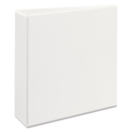 Heavy-duty View Binder With Durahinge, One Touch Ezd Rings And Extra-wide Cover, 3 Ring, 3" Capacity, 11 X 8.5, White, (1321)