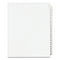 Preprinted Legal Exhibit Side Tab Index Dividers, Avery Style, 25-tab, 1 To 25, 11 X 8.5, White, 1 Set, (1330)