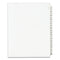 Preprinted Legal Exhibit Side Tab Index Dividers, Avery Style, 25-tab, 76 To 100, 11 X 8.5, White, 1 Set, (1333)