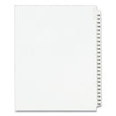 Preprinted Legal Exhibit Side Tab Index Dividers, Avery Style, 25-tab, 126 To 150, 11 X 8.5, White, 1 Set, (1335)