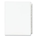 Preprinted Legal Exhibit Side Tab Index Dividers, Avery Style, 25-tab, 151 To 175, 11 X 8.5, White, 1 Set, (1336)