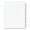 Preprinted Legal Exhibit Side Tab Index Dividers, Avery Style, 25-tab, 151 To 175, 11 X 8.5, White, 1 Set, (1336)