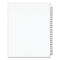 Preprinted Legal Exhibit Side Tab Index Dividers, Avery Style, 25-tab, 226 To 250, 11 X 8.5, White, 1 Set, (1339)