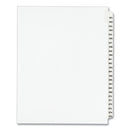 Preprinted Legal Exhibit Side Tab Index Dividers, Avery Style, 25-tab, 251 To 275, 11 X 8.5, White, 1 Set, (1340)