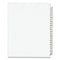 Preprinted Legal Exhibit Side Tab Index Dividers, Avery Style, 25-tab, 251 To 275, 11 X 8.5, White, 1 Set, (1340)