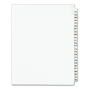 Preprinted Legal Exhibit Side Tab Index Dividers, Avery Style, 25-tab, 301 To 325, 11 X 8.5, White, 1 Set, (1342)