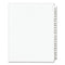 Preprinted Legal Exhibit Side Tab Index Dividers, Avery Style, 25-tab, 301 To 325, 11 X 8.5, White, 1 Set, (1342)